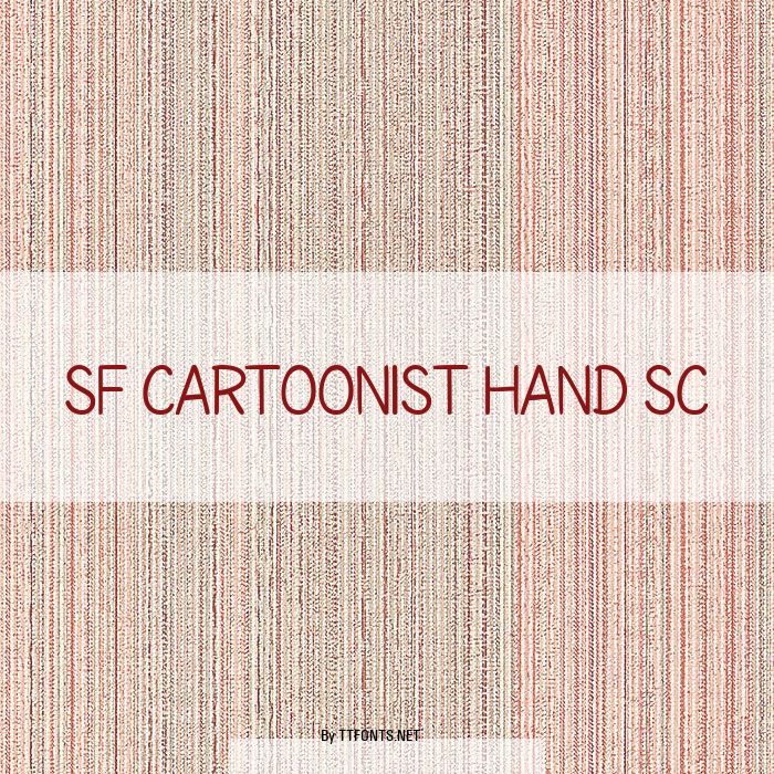 SF Cartoonist Hand SC example